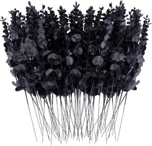 Branches d'eucalyptus noir <span class=keywords><strong>Fleurs</strong></span> décoratives <span class=keywords><strong>artificielles</strong></span> - Product Image 1