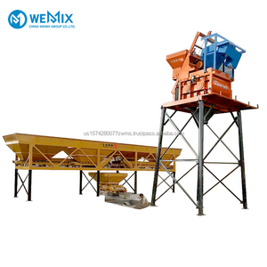 HZS25 WEMIX, pequeña planta de hormigón, línea de producción, 25 m³/h, equipo de construcción eléctrico de China - Product Image 1