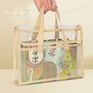 Carpeta Transparente Impermeable para Exámenes, con Cierre <span class=keywords><strong>de</strong></span> Botón a Presión, Portátil, para Guardar Libros y Documentos - Product Image 3