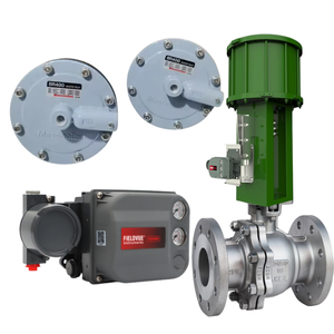 Masoneilan BR200/BR400 Booster Relay + Emerson Fisher Actuator 685+DVC6010/DVC6020 Ball Valve Positioner OEM - Product Image 1