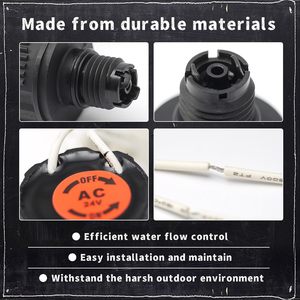 Kit de Reparación de Solenoide Erchon 236239 para Reemplazo de Válvula de Sistema de Riego, Plástico Negro con Cables - Product Image 6