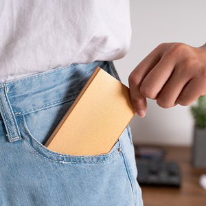 TILONSTAR TWM110, tarjetero de regalo de bolsillo ultrafino de aluminio a la moda, tarjetero emergente con bloqueo RFID - Product Image 5