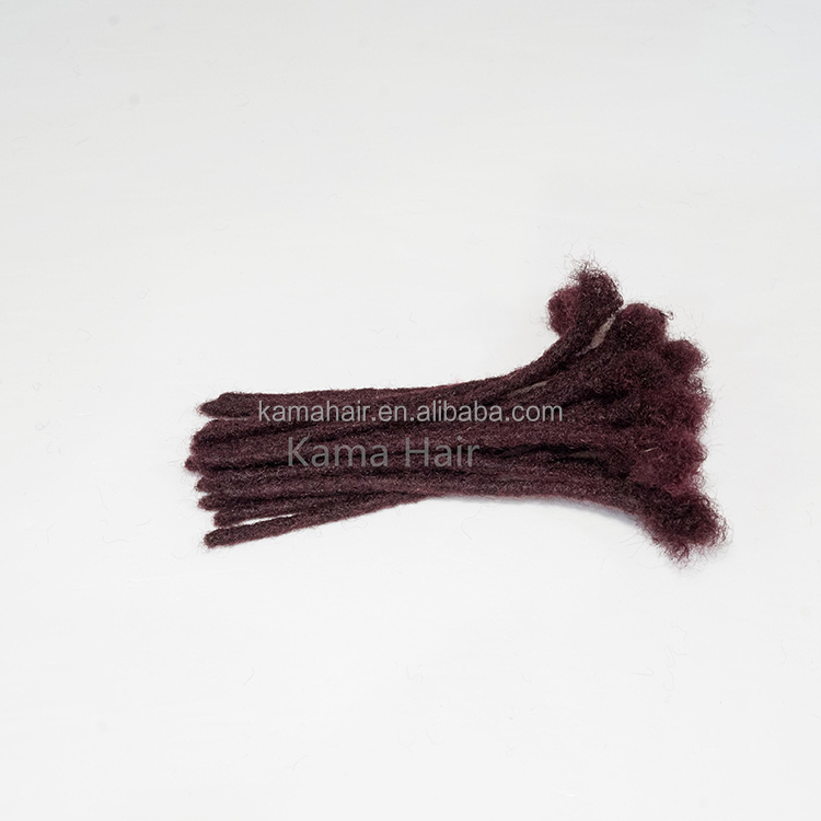 0.6 Human Hair Dreadlocks Extensions Loc Bulk Dread Lock Human Hair Wholesale Crochet Braid Hair Remy Brazilian Locs Afro Kinky Detail Section 15