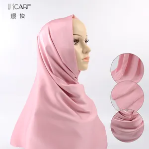 OEM المورد الإسلامية عارضة قطر المرأة المسلمة الثقيلة الشيفون الحجاب وشاح طويل