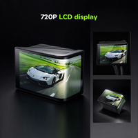 Système de refroidissement CPU LCD incurvé 3D de 360 mm avec affichage UI animé personnalisé, dissipateur thermique en cuivre à triple ventilateur ARGB 310 W TDP pour configurations de jeu