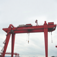 Grue portique intelligente à double poutre de 40 tonnes avec variateur de fréquence pour un levage fluide