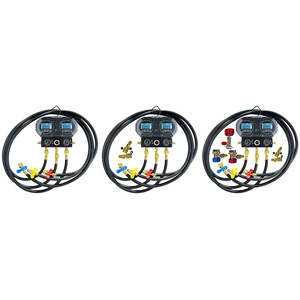 Kit Manometro Digitale per Refrigerante per Sistemi di Condizionamento Auto e Domestici, Manometro per Test Pressione Refrigerante con Tubo di Carica - Product Image 6