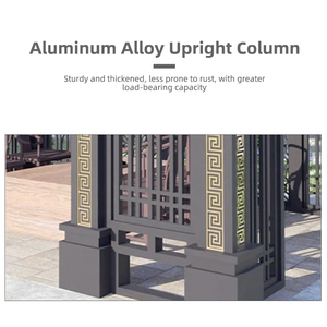 Paquete de jardín confuciano de alto rendimiento Pabellón eléctrico moderno de estilo chino para esquina Zen para todas las estaciones - Product Image 6