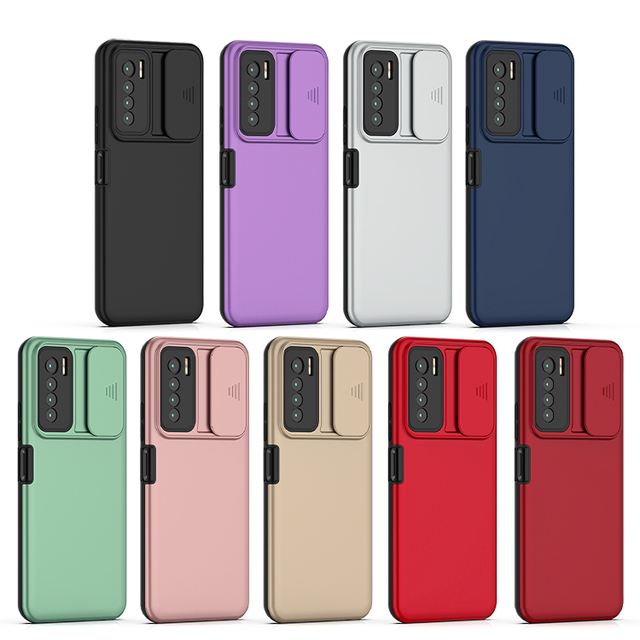 Leather Oil Coating Phone Case for TECNO CAMON 17 17P 18 PRO 18T 18i 18P 19 Window Protect Camera Lens TPU PC Hard Phone Case