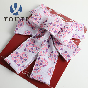 <span class=keywords><strong>Ruban</strong></span> de toile de jute <span class=keywords><strong>rose</strong></span> personnalisé, nœud décoratif pour arbre de noël, nouveau Style <span class=keywords><strong>2022</strong></span> - Product Image 2