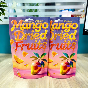 Bolsa de Plástico para Envasado de Alimentos con Impresión Digital HD, Bolsa de Mylar Holográfica Biodegradable y Ecológica con Logotipo UV para Envasado de Carne Seca - Product Image 5