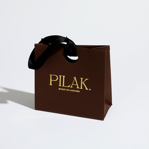 Sacs en carton écologiques de luxe pour bougies portables, avec logo personnalisé, marquage à chaud, réutilisables, emballage cadeau de marque avec poignée en ruban - Product Image 5