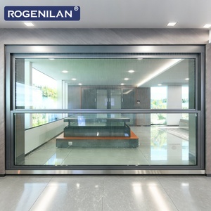 Fenêtre coulissante verticale extérieure à double vitrage électrique en aluminium sur mesure Rogenilan, insonorisée - Product Image 3