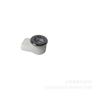 Plastic Overflow Parts Three Piece <b>Set</b> Cylindrical <b>Screw</b> Type Electroplated Panel For Washbasin Sink Drains - Product Image 3