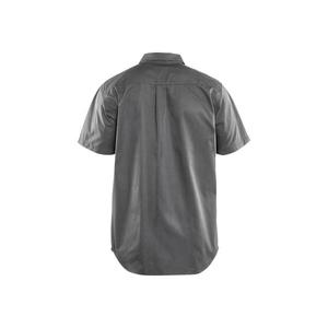 BLAKLADER - 329611909400S Camisa de sarga Gris-EAN 7330509480977 CAMISAS DE TRABAJO - Product Image 2