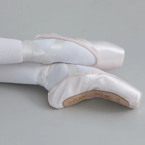Zapatos <span class=keywords><strong>de</strong></span> Ballet Franceses <span class=keywords><strong>para</strong></span> Mujer, Tipo Princesa, con Suela <span class=keywords><strong>de</strong></span> Cuero y Satén, Zapatos <span class=keywords><strong>de</strong></span> <span class=keywords><strong>Danza</strong></span> con <span class=keywords><strong>Punta</strong></span> Dura - Product Image 3