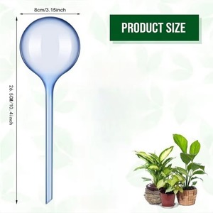 6pcs Automatic <b>Flower</b> Watering System Watering Globes PVC Automatic Small Plant Watering Balls Plant Watering System - Product Image 1