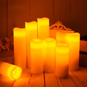 Bougie électronique LED réaliste à tél<span class=keywords><strong>éco</strong></span>mmande, <span class=keywords><strong>éco</strong></span>logique, à effet de flamme ondulée, pour éclairage d'ambiance de mariage, idéale pour un <span class=keywords><strong>geste</strong></span> romantique - Product Image 1