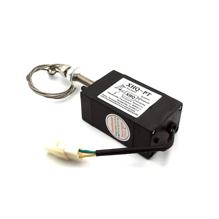 XHQ-PT power off pull control shutdown device 12/24V diesel generator extinguisher stop solenoid valve energized