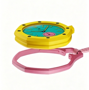 Correa Royal Pop Strap de Lujo con Caja Octogonal de Biocerámica y Correa de Cuero Genuino para Reloj - Product Image 4