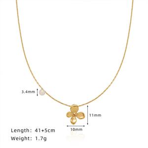 Colliers de haute qualité en perles d'eau douce incassables, bijoux fins, colliers à pendentif en acier inoxydable, mode pour femmes - Product Image 3