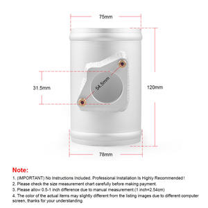 Adaptateur de capteur de débit d'air de 3 pouces pour Toyota pour Mazda 3 6 pour Subaru, débitmètres d'air durables - Product Image 4