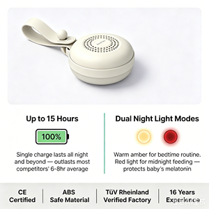 Gift <strong>for</strong> Infants Baby White Noise Machine <strong>Speaker</strong> with Night Light Lullaby Sound Machine with Cry Sensor, Timer and <strong>Recording</strong> - Product Image 3