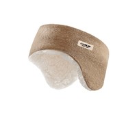 Cache-oreilles d'hiver personnalisés avec logo, bandeau tricoté épais en sherpa pour le ski, la course et le cyclisme