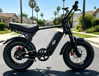 2024 bonne vente 30km-40km gamme gros pneu vélo électrique nouveau 48v 750w batterie moteur rapide cadre en alliage d'aluminium système de frein à disque