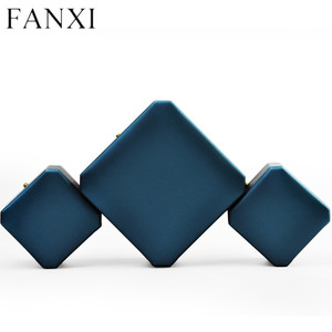 FANXI Luxury Handmade Octagonal Stamping <b>Led</b> Jewelry Gift <b>Boxs</b> Bracelets Necklaces for Earrings with <b>Lights</b> - Product Image 2