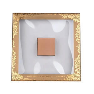 ISO9001 	   Boîtes d'emballage cadeau en papier pour chocolats pralinés à la fraise, bonbons au chocolat, <span class=keywords><strong>champagne</strong></span> de <span class=keywords><strong>luxe</strong></span> sur mesure en gros, 9 cavités - Product Image 1