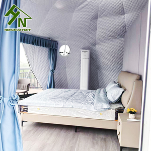 Tentes Dôme de Luxe pour <span class=keywords><strong>Camping</strong></span> Familial 3-4 Personnes, Cottage Préfabriqué pour Hôtel, Vente en Gros Usine 6m 7m - Product Image 6
