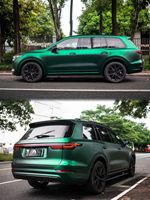 Harga Pabrik Grosir Film Bungkus Mobil PET Ghost Chrome Venom Green High Glossy Anti Gores Vinyl Film Pengubah Warna Bodi Mobil