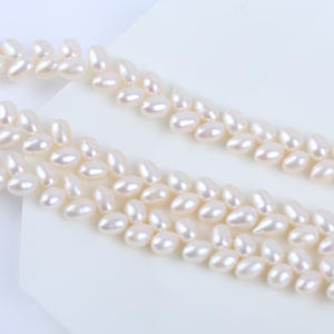 Material de Perlas Sueltas en Forma de Espiga de Trigo de Agua Dulce Natural de 5-6 mm para Hacer Collares Hechos a Mano - Product Image 4