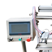 Machine de remplissage de liquides électrique automatique MingNa, contrôle PLC, haute précision 1%, utilisation facile, 220V/110V, remplissage et bouchage de bouteilles