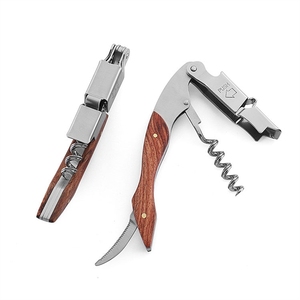 Rosewood สแตนเลสมีดม้าน้ำหัวเหล็กที่เปิดขวดไวน์แดงกุ้งเบียร์มีในสต็อก - Product Image 4