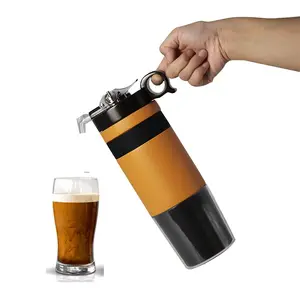 480Ml al aire libre portátil Nitro frío Brew cafetera Mini Nitro taza de café