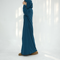 Loriya Nouveaux Modèles Robes Pudiques Vêtements Islamiques Abaya Tunique pour Femmes Style Turquie Dubaï