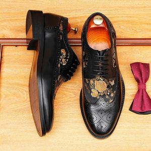 Nouvelles Chaussures de Sport Décontractées pour Hommes en Cuir Haut de Gamme, Légères, Luxueuses, Respirantes, de Haute Qualité, Imperméables, pour Tenues Formelles, Motif Animal - Product Image 1