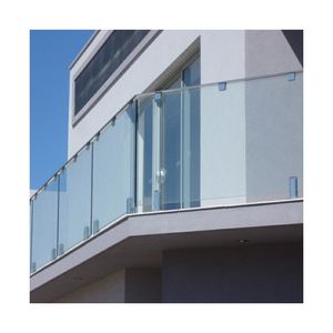 Système de balustrade <span class=keywords><strong>sans</strong></span> cadre en acier inoxydable brossé PRIMA, résistant à la rouille, protégé contre les UV, pour balcon extérieur et <span class=keywords><strong>escalier</strong></span> - Product Image 2