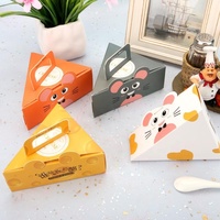Boîte d'emballage de gâteau au fromage, boîte d'emballage de gâteau au fromage, petite boîte Portable de Mousse de Pudding, boîtes d'emballage élégantes en papier acceptées