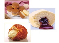 Machine de remplissage de crème glacée, 2 pièces, pour du pain, et des gâteaux