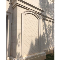 Tuiles naturelles de dalle de pierre de chaux beige du Portugal pour la décoration extérieure de revêtement de mur