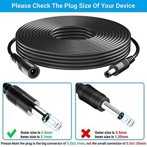 Cáp Mở Rộng DC DC 2.1Mm X 5.5Mm Bộ Chuyển Đổi Nguồn 12 Volt Dây Nối Dài Nam Sang Nữ Cho Camera An Ninh - Product Image 4