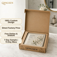 Boîtes d'emballage personnalisées en carton kraft brun ondulé imprimé flexo avec fond auto-scellant pour masques faciaux et soins de la peau