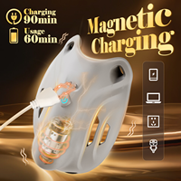 Masturbateur masculin portable, vibrateur d'entraînement du pénis, stimulateur du gland, contrôle par application, jouets sexuels vibrants pour adultes pour homme