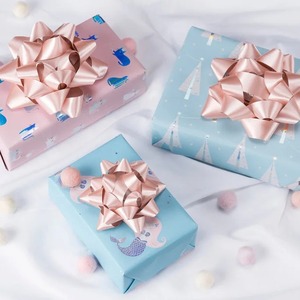 Custom Unicorn Mermaid Cat Christmas Tree Pattern Gift <b>Wrapping</b> <b>Paper</b> Roll Double-Sided Coated Eco-Friendly Recyclable <b>Paper</b> - Product Image 4