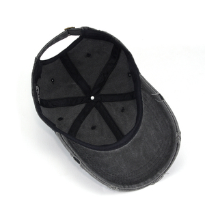 Vendita all'ingrosso Vintage Plain De Hombre 3D ricamo Logo personalizzato in Denim in Denim cappello da papà berretto sportivo all'aperto - Product Image 6