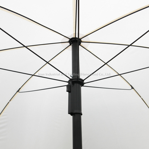 Ensemble de table et chaises pliantes en acier au design moderne, avec parasol, 6 pièces, pour l'extérieur, pour hôtels, villas, parcs - Product Image 2
