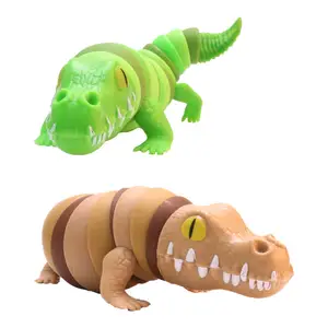 New Trend ing 3d Kinder Lernspiel zeug Alligator Wiggle Gator Krokodil Große Gelenk Gelenk bewegungs spielzeug